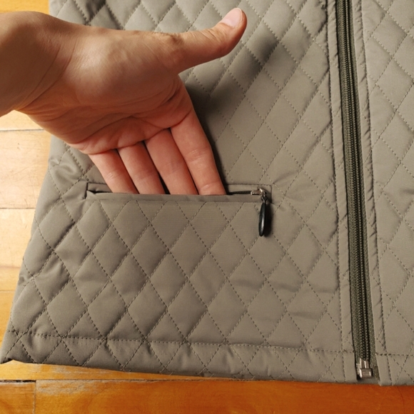 NWT Vuarnet Quilted Vest. Light green army. Size S. - Picture 4 of 12